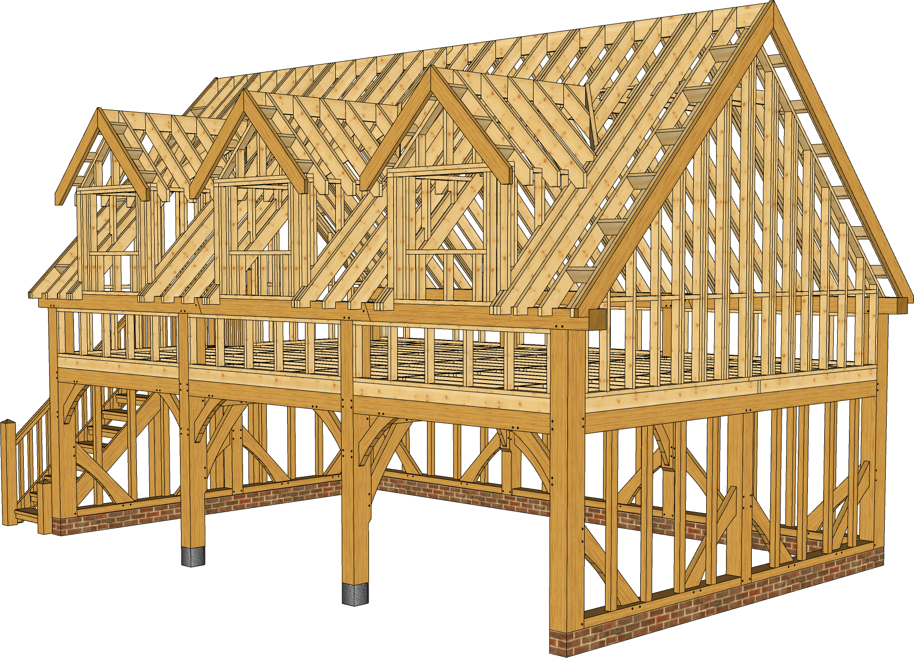 Gable End & Lofted Room Above
