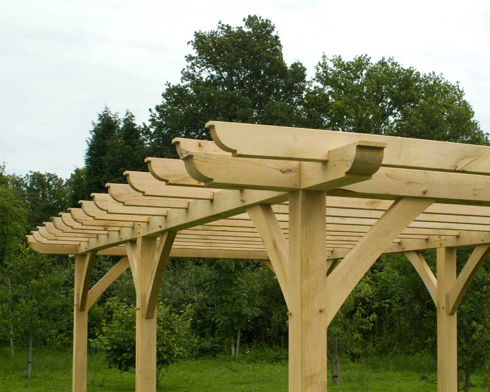 How to Build a Wooden Pergola Trade Oak Building Kits