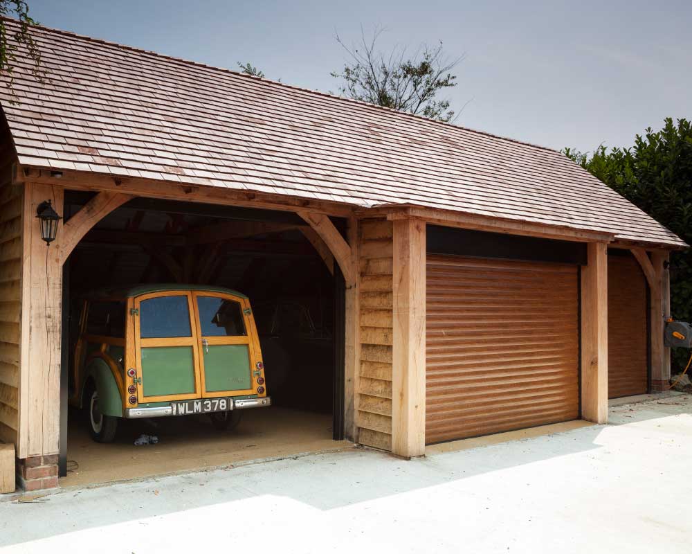 How Much Does an Oak Garage Cost? Trade Oak Building Kits