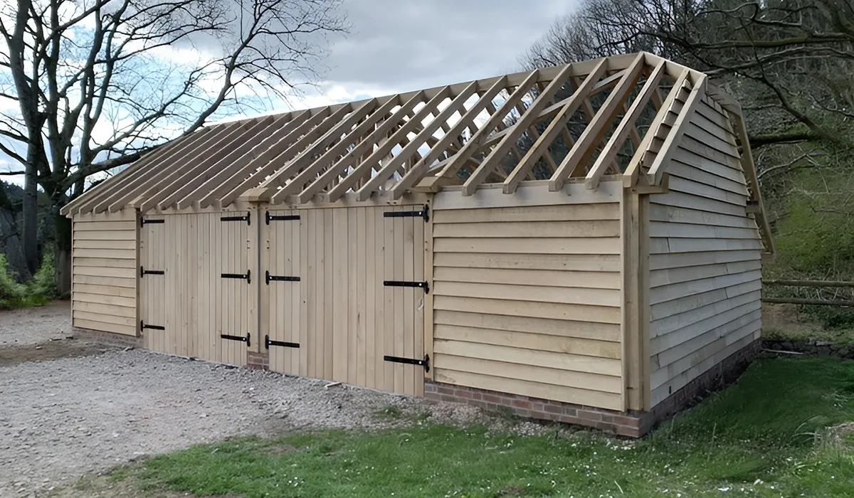 How to Design and Customise Your Own Oak Garage? | Trade Oak Building ...
