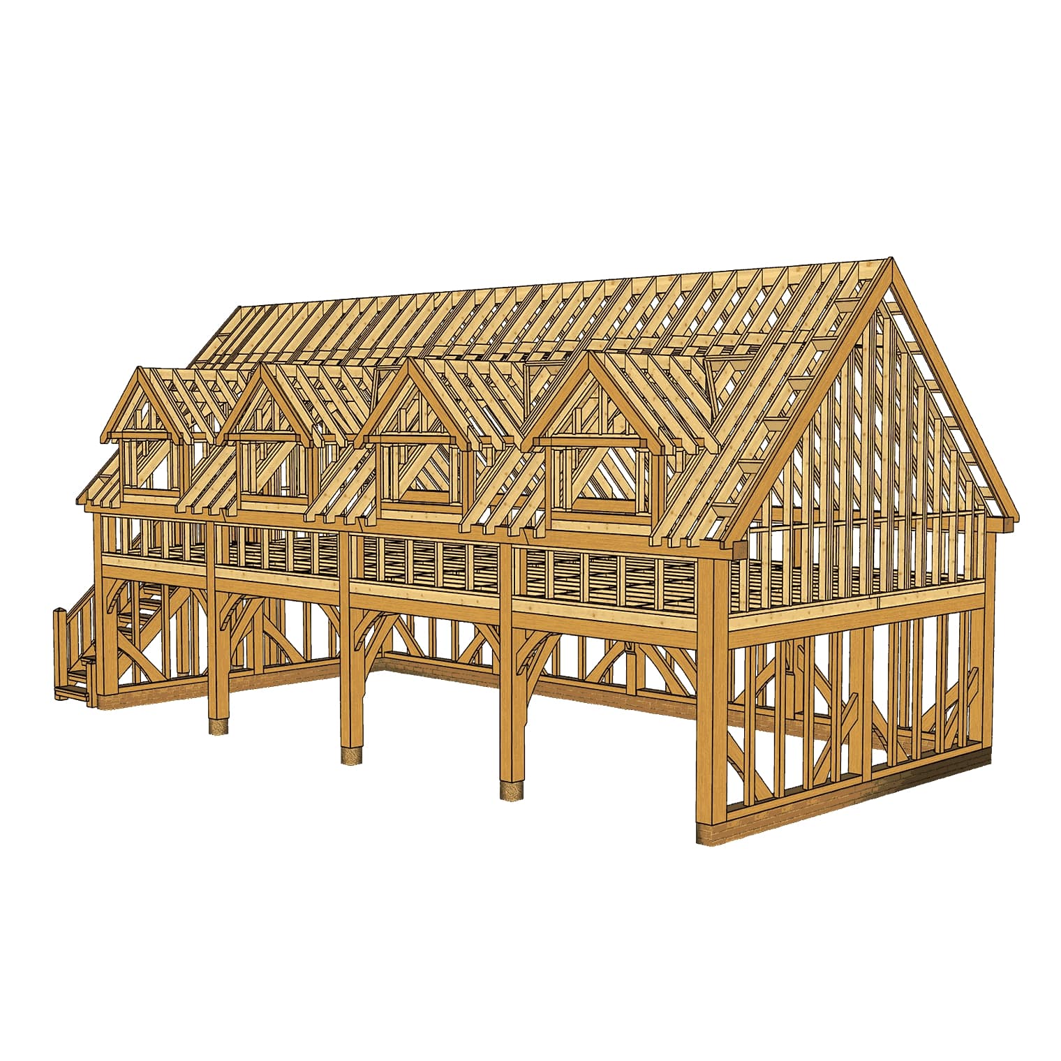 Gable End & Lofted Room Above
