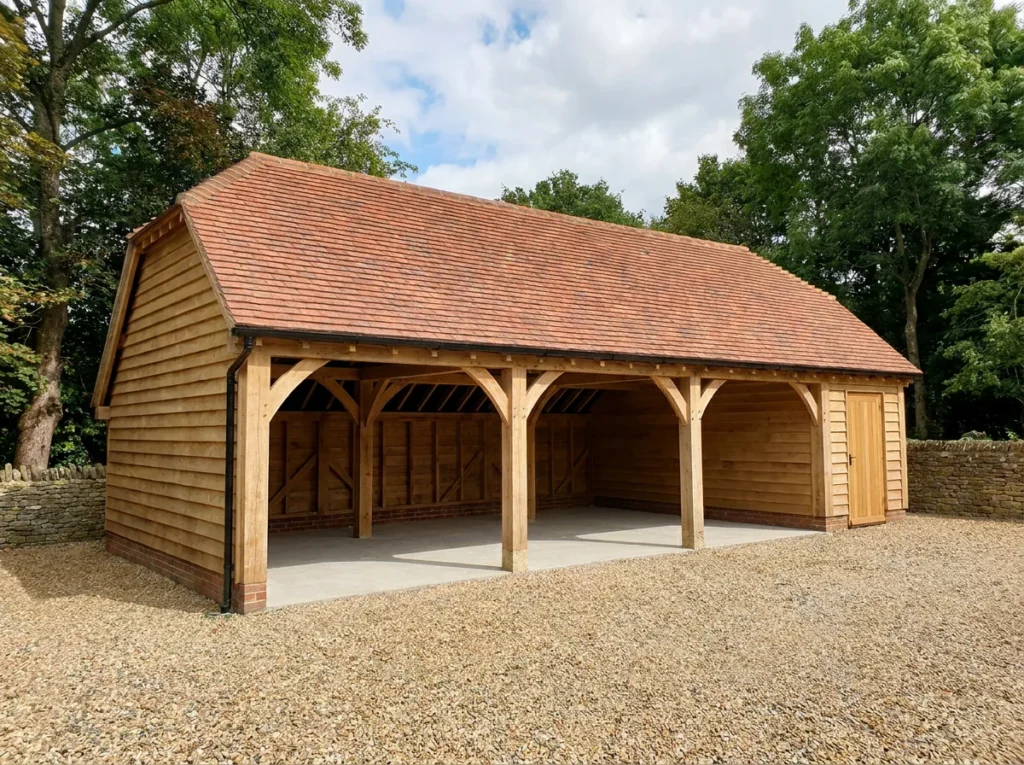 four-bay-fresh-oak-frame-garage