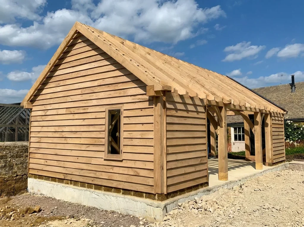 fresh-oak-frame-garage-carport