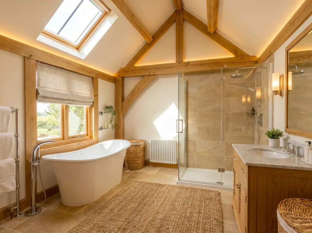 luxury-en-suite-bathroom-oak-frame