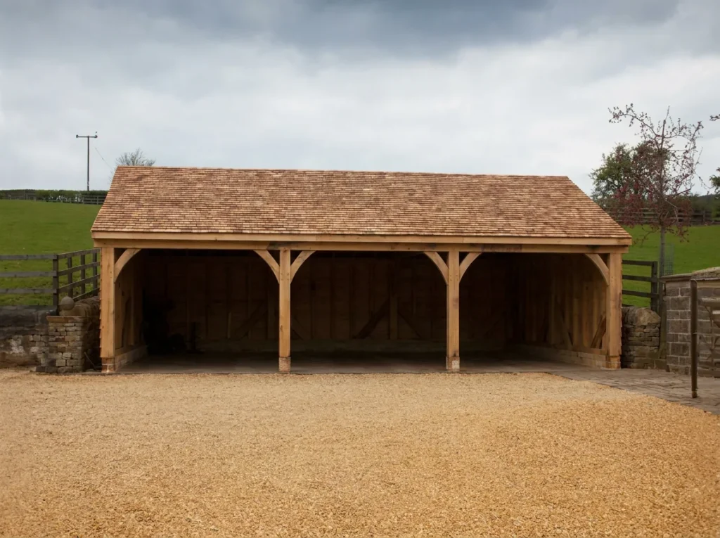 three-bay-open-oak-frame-carport