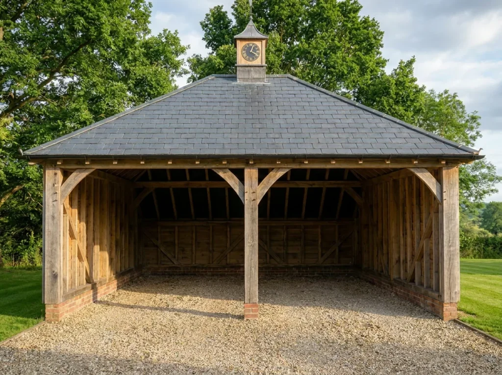 two-bay-open-oak-frame-carport-4